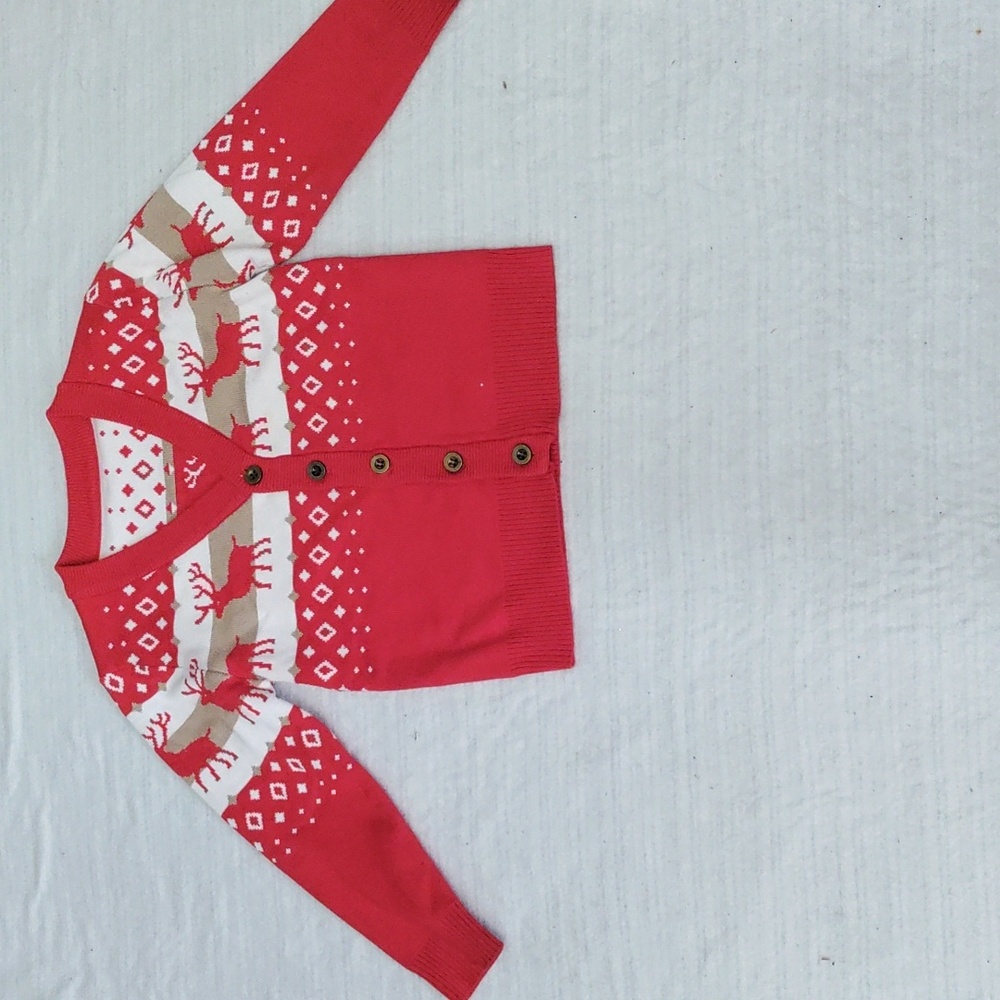 Red Rain deer Sweater Kids